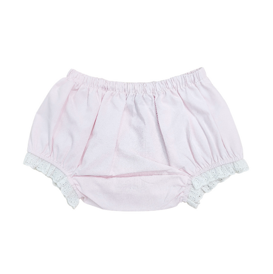 Pink Eyelet Trim Bloomer - Magpies Paducah