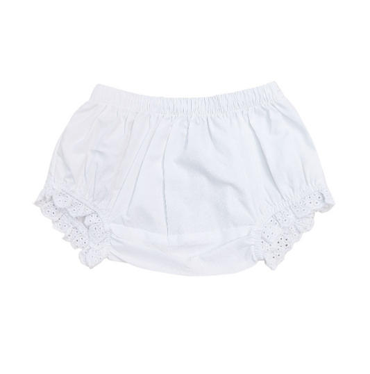 White Eyelet Trim Bloomer - Magpies Paducah