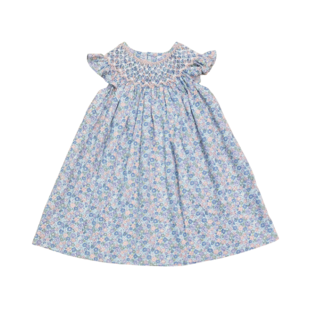 Natalie Floral Smocked Dress - Magpies Paducah