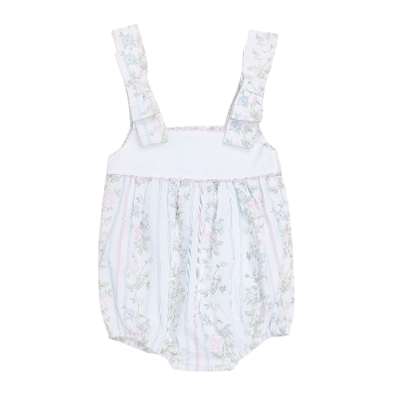 Bow Shoulder Bubble, Valerie Blue & Pink Vine - Magpies Paducah