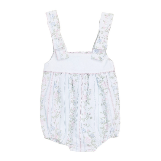 Bow Shoulder Bubble, Valerie Blue & Pink Vine - Magpies Paducah