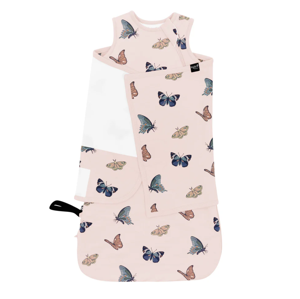 Sleep Bag Swaddler, Butterfly Blush - Magpies Paducah