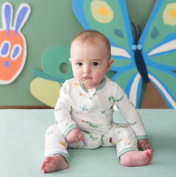 Zippered Romper, Very Hungry Caterpillar - Magpies Paducah