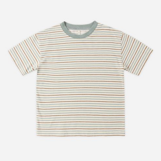 Relaxed Tee, Vintage Stripe - Magpies Paducah
