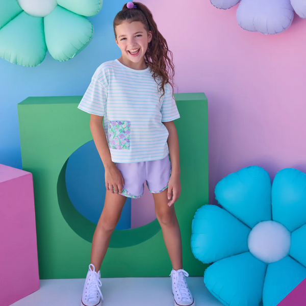 Track Shorts, Tillies Tulips - Magpies Paducah