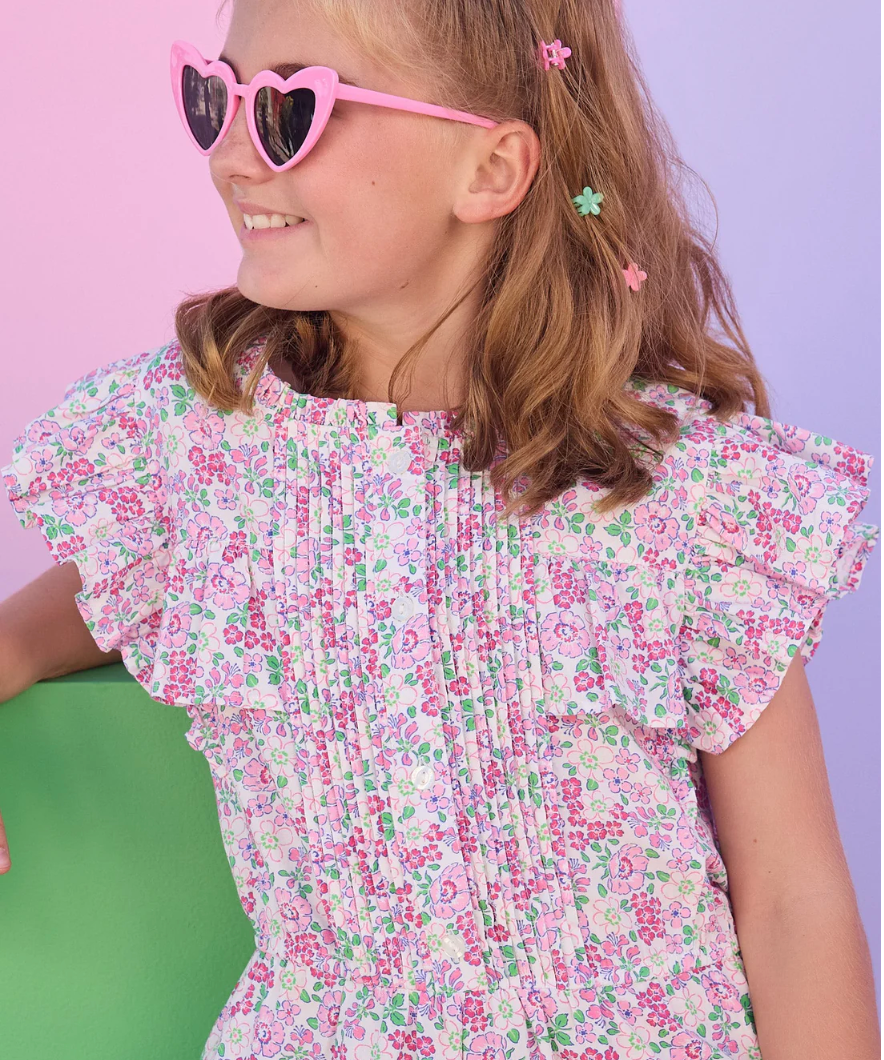 Rodeo Dress, Pink Bloomsbury Blossoms - Magpies Paducah