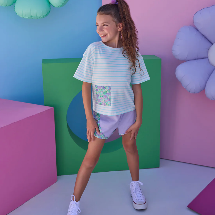 Boxy Tee, Tillies Tulips - Magpies Paducah