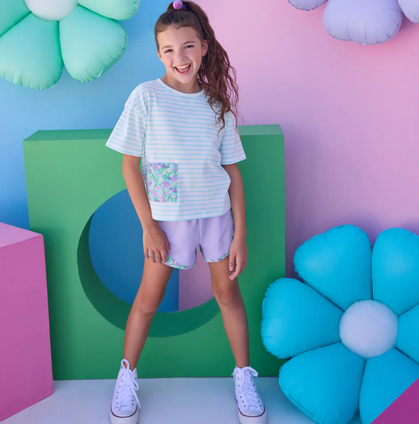 Boxy Tee, Tillies Tulips - Magpies Paducah