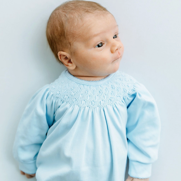 Willow & Walker's Bishop Footie, Light Blue - Magpies Paducah