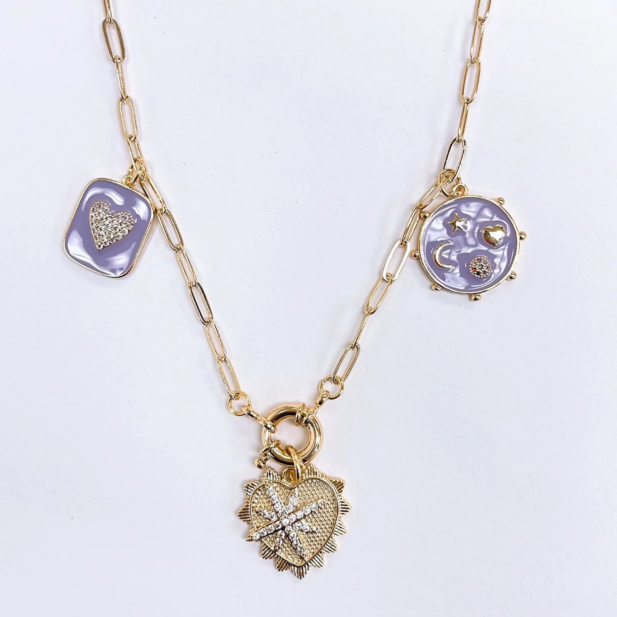 Ava Lavender Necklace - Magpies Paducah