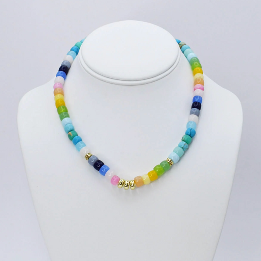 Coastal Girl Gemstone Necklace - Magpies Paducah