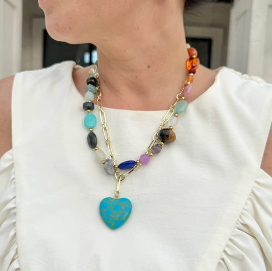 Heart Treasure Necklace - Magpies Paducah