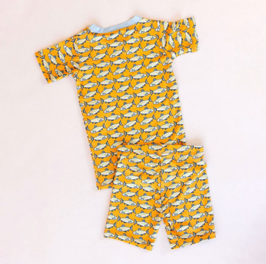 Loungewear Set, Amalfi Fish - Magpies Paducah