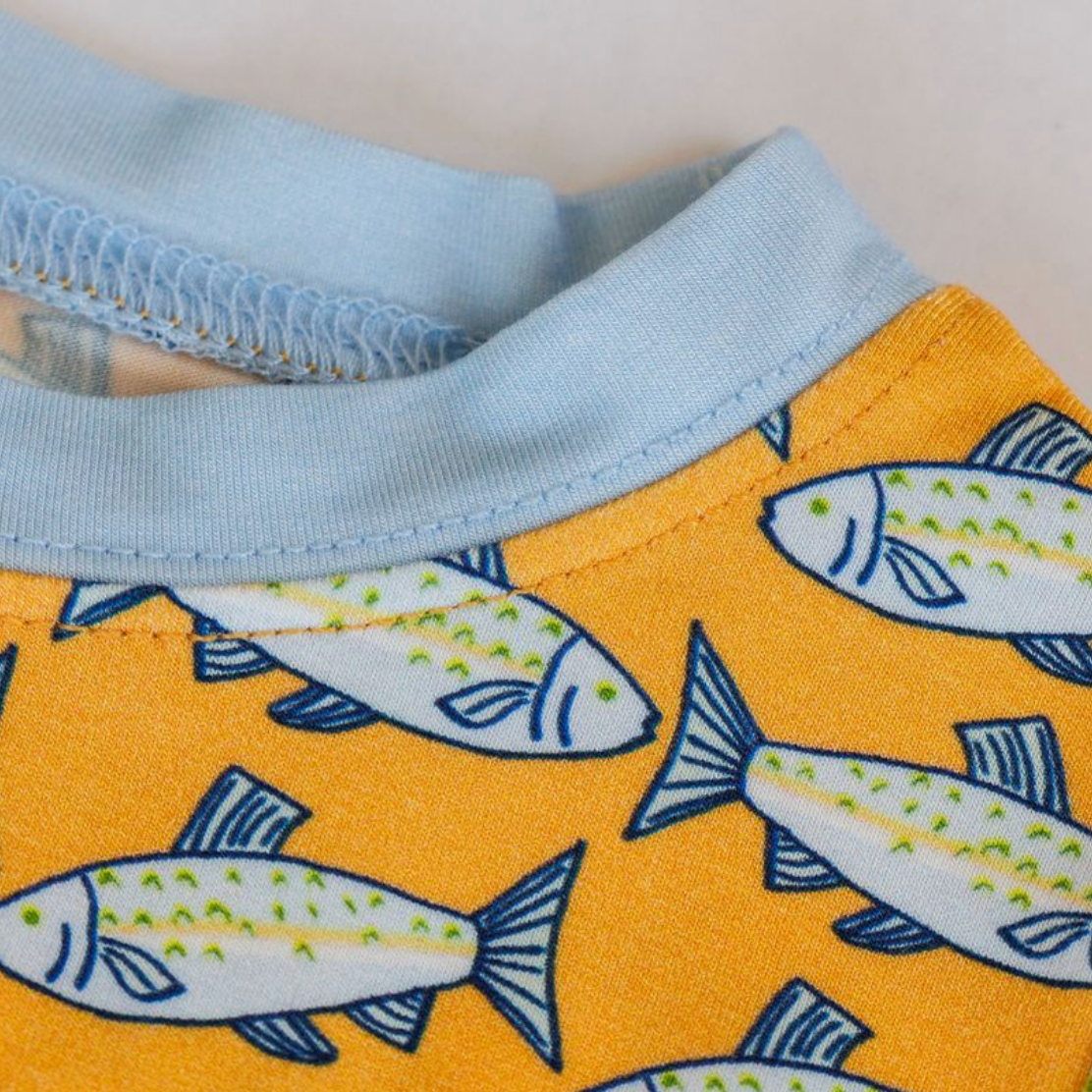 Loungewear Set, Amalfi Fish - Magpies Paducah