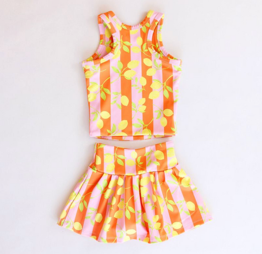 Sporty Sarah Set, Pink Lemons - Magpies Paducah