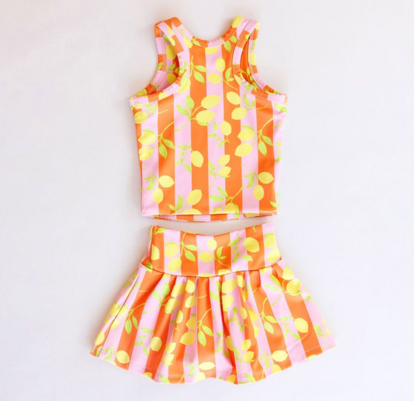Sporty Sarah Set, Pink Lemons - Magpies Paducah