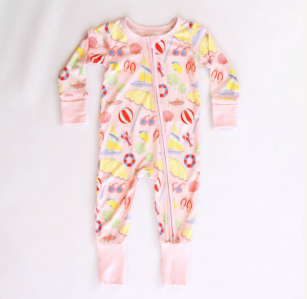 Zipper Romper, Beach Days - Magpies Paducah