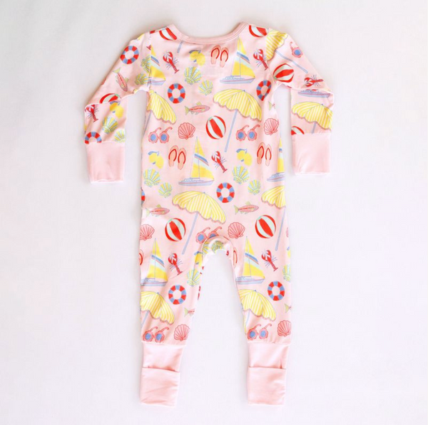 Zipper Romper, Beach Days - Magpies Paducah