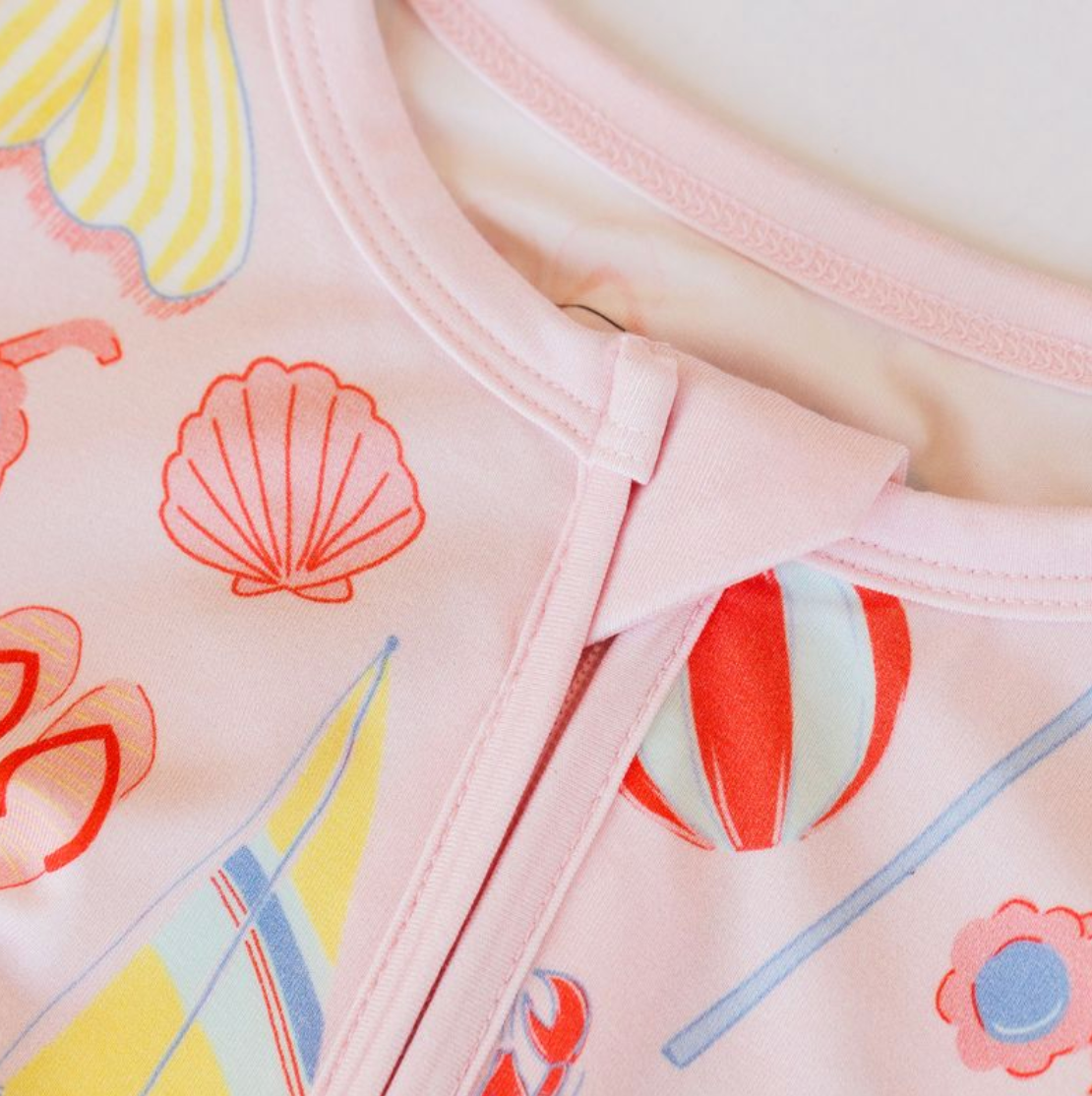 Zipper Romper, Beach Days - Magpies Paducah