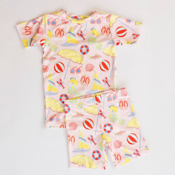 Loungewear Set, Beach Days - Magpies Paducah