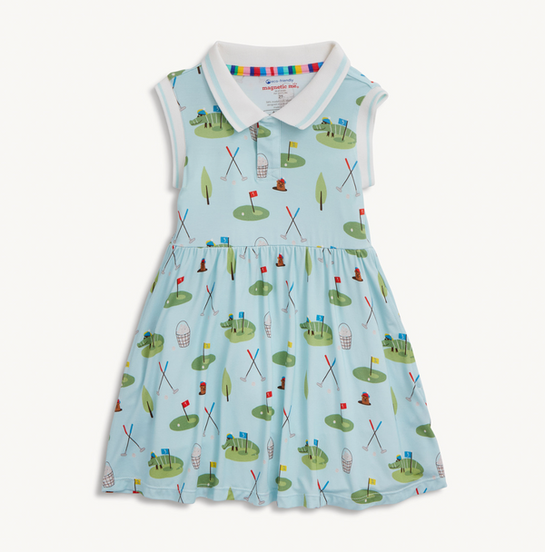 Modal Polo Dress, Gopher It - Magpies Paducah