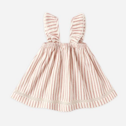 Ruffle Tank Dress, Poppy Stripe - Magpies Paducah