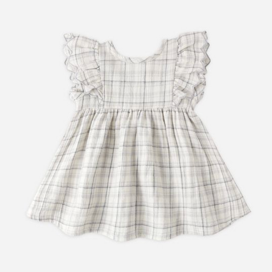 Alina Dress, Blue Plaid - Magpies Paducah