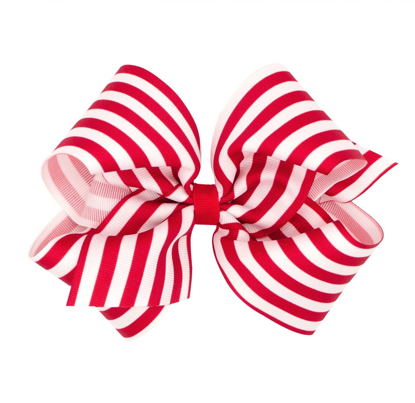King Stripe Print Bow, Red - Magpies Paducah