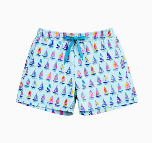 Dylan Board Short, Sailboat - Magpies Paducah