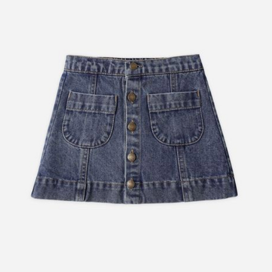 Denver Mini Skirt, Navy - Magpies Paducah