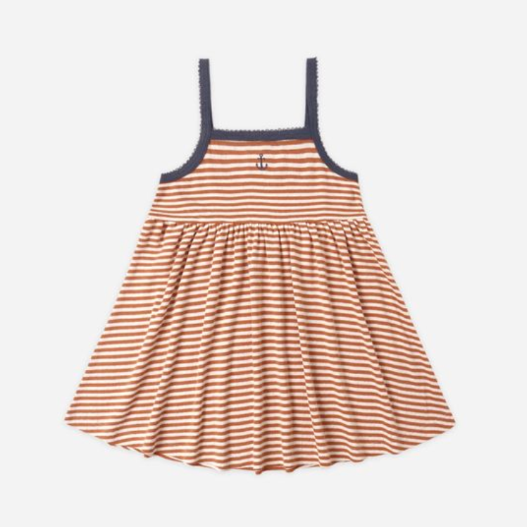 Lea Dress, Poppy Stripe - Magpies Paducah