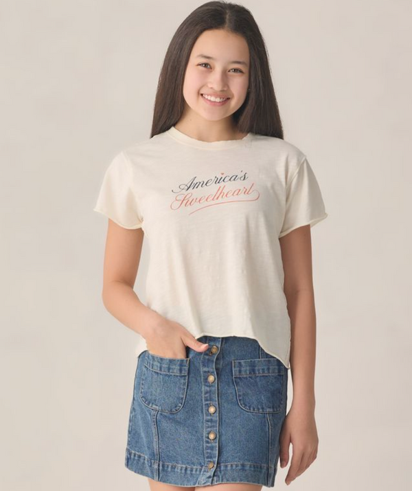 Teen Denver Mini Skirt, Navy - Magpies Paducah
