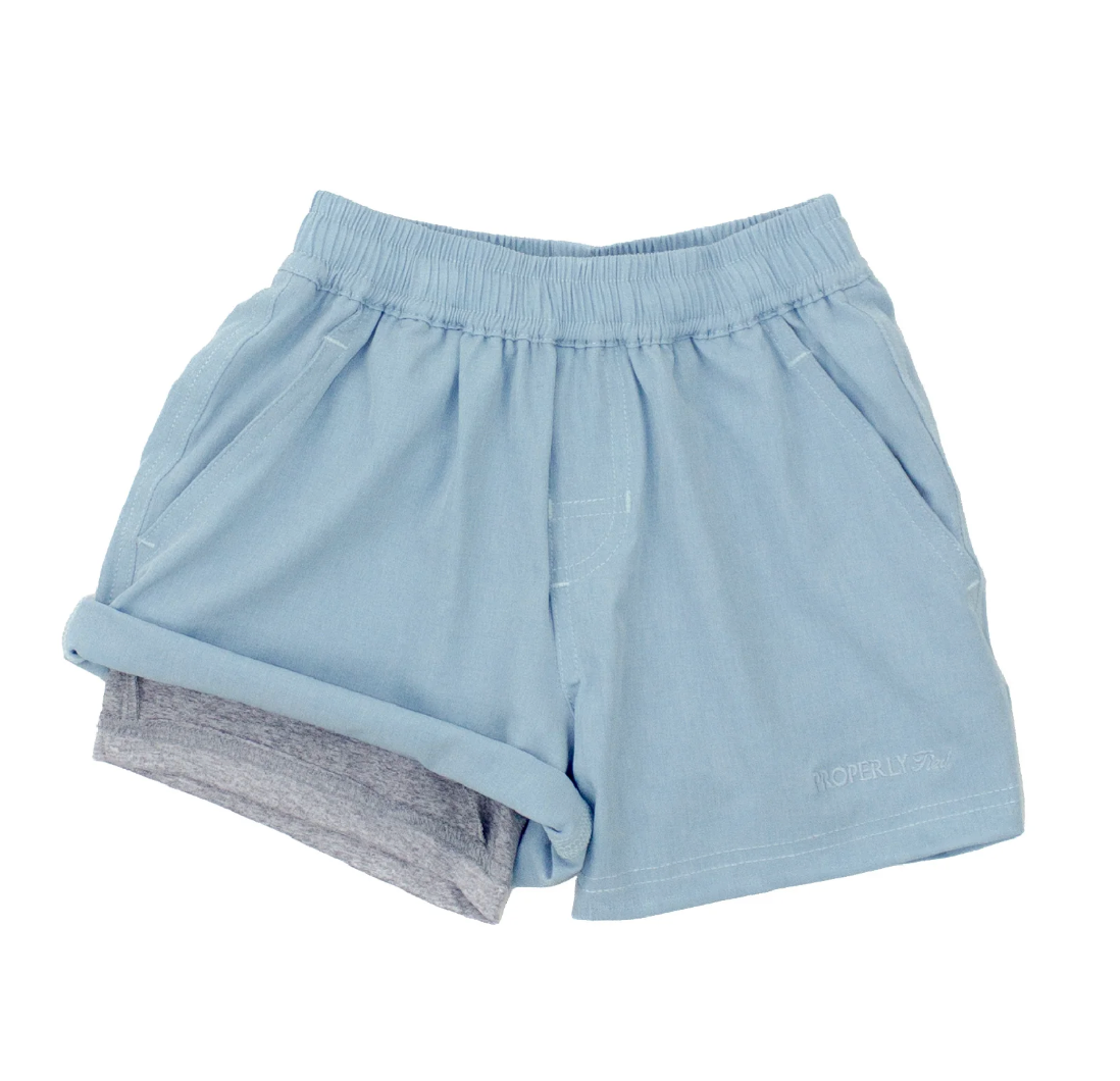Ace Short, Powder Blue - Magpies Paducah