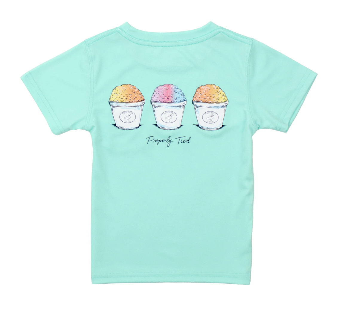 Girl's Performance Tee, Seafoam Chillin' - Magpies Paducah
