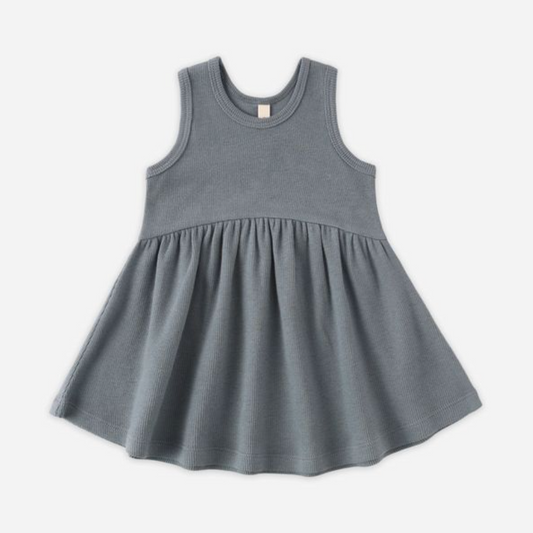 Ribbed Tank Dress, Ocean - Magpies Paducah