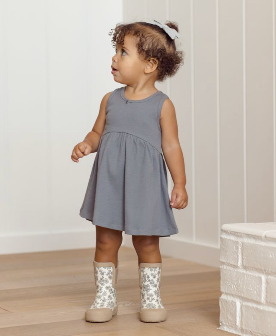 Ribbed Tank Dress, Ocean - Magpies Paducah