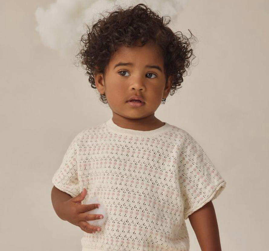 Relaxed Summer Knit Set, Ivory - Magpies Paducah
