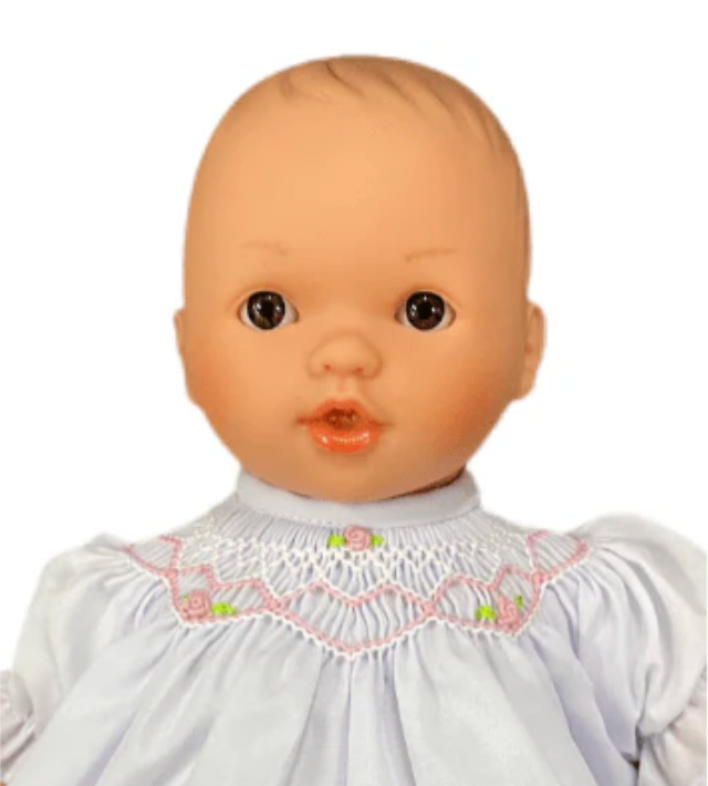 Aubrey 10" Bonnet Doll, White Dress - Magpies Paducah