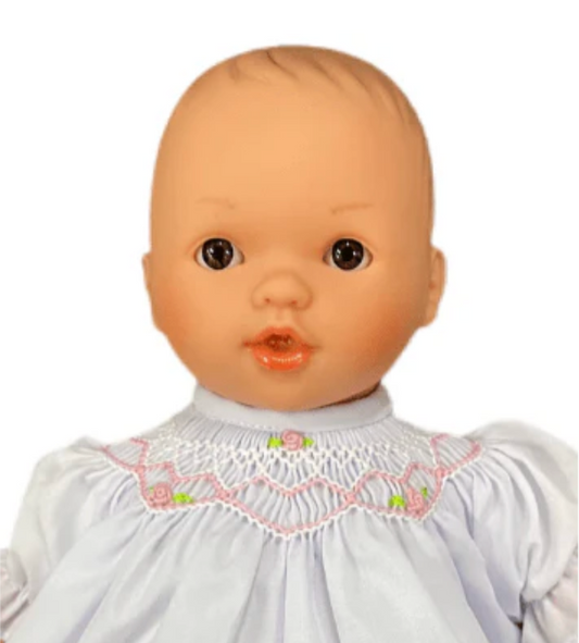 Aubrey 10" Bonnet Doll, White Dress - Magpies Paducah