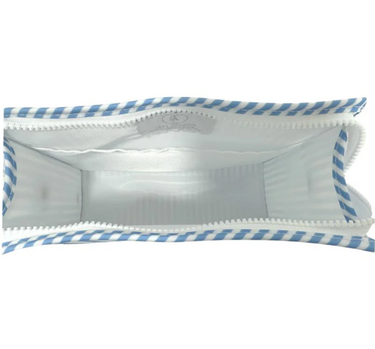 Roadie Zip Pouch, Pimlico Stripe Chambray - Magpies Paducah