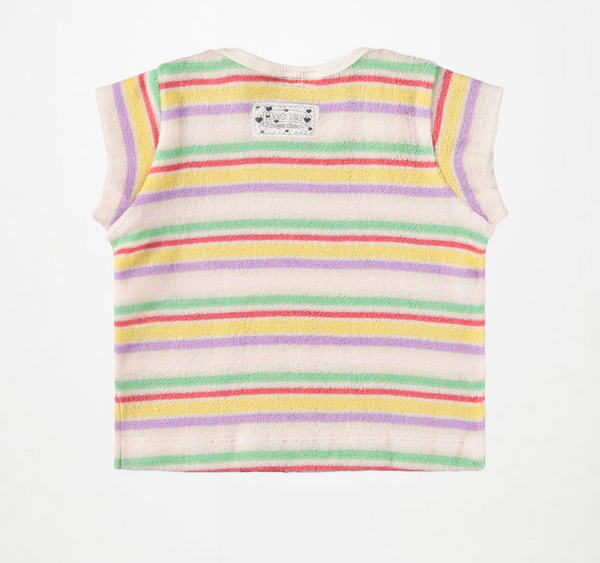 Elisabeth Top, Pastels Stripe - Magpies Paducah