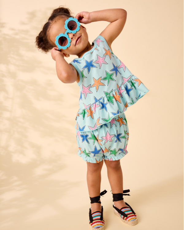 Tank Ruffle Baby Set, Starfish - Magpies Paducah