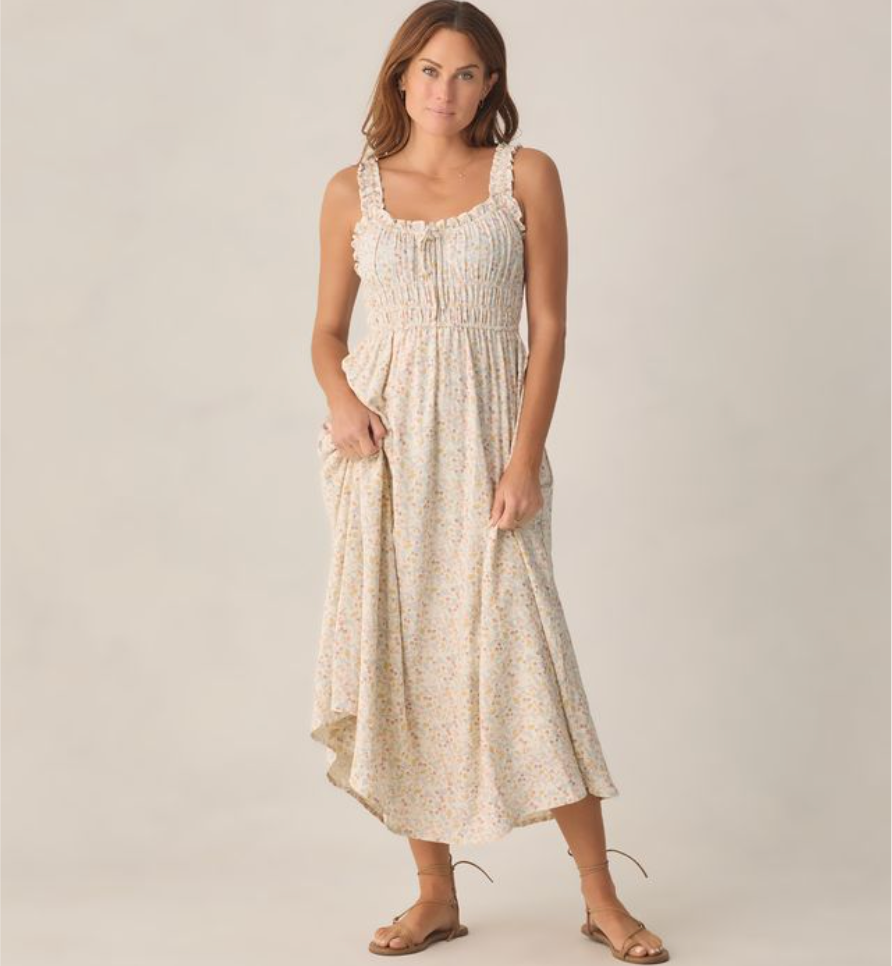 Women's Jane Dress, Summer Garden - Magpies Paducah
