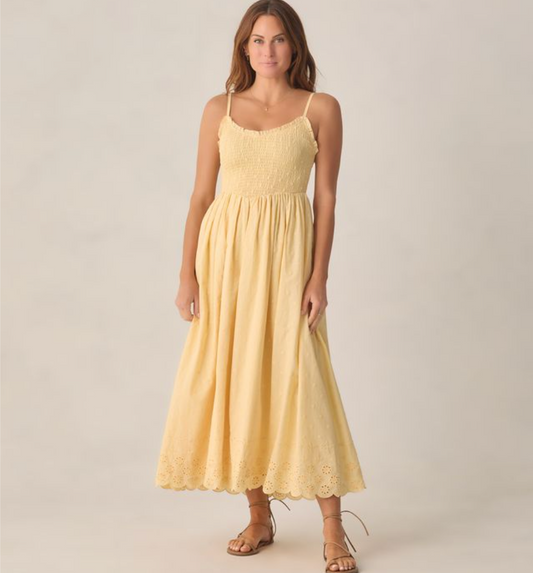 Women's Chrissy Dress, Lemon - Magpies Paducah