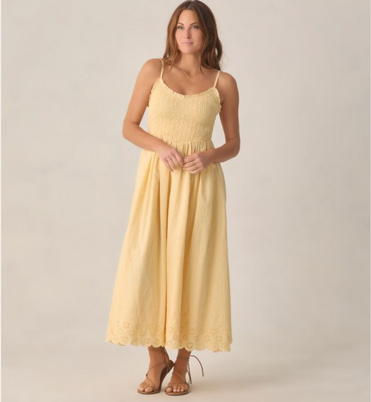 Women's Chrissy Dress, Lemon - Magpies Paducah