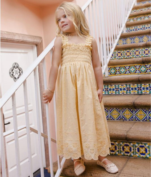 Hannah Dress, Lemon - Magpies Paducah
