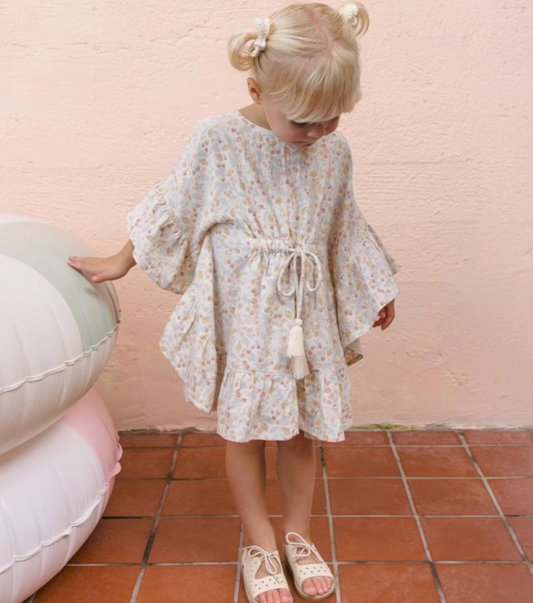 Kaftan Cover Up, Summer Garden - Magpies Paducah