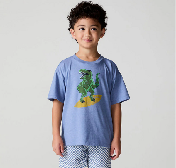 Vintage Jersey Tee, Surfin' T-Rex - Magpies Paducah