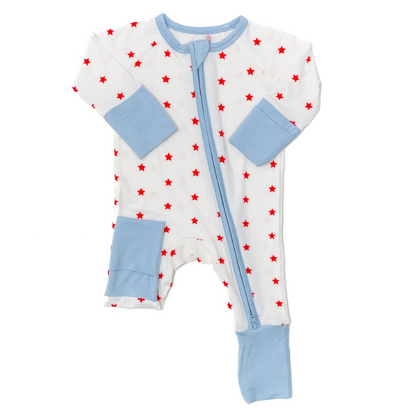 Red Star Sleep Romper - Magpies Paducah