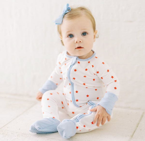 Red Star Sleep Romper - Magpies Paducah